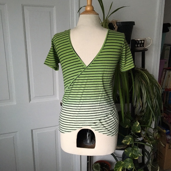 Striped Green Ombre Top - Picture 3 of 3